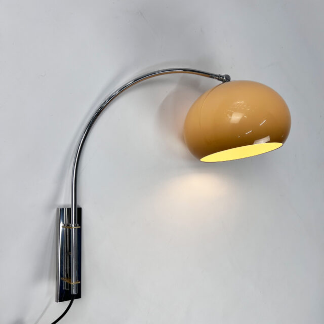 Vintage Wall Lamp "Mushroom" by Dijkstra, 1970s