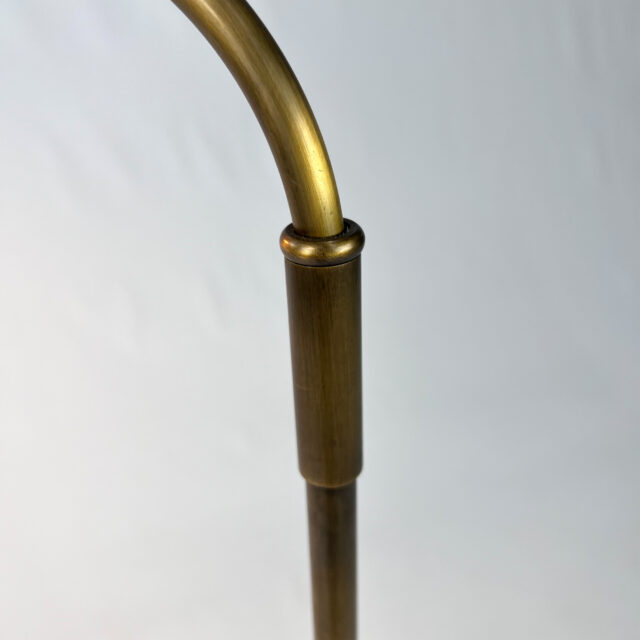 Mid Century Brass and Steel Classical Floorlamp, 1960s