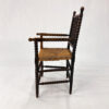 Stained Beech Bobbin Armchair in Jacobean Style, 1900s
