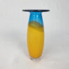 Blue and Yellow Vase by Siem van de Marel for Leerdam, 2000s