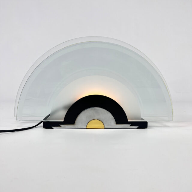 Postmodern Table Lamp by Metalarte Spain, 1980s
