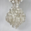 Hanging Capiz Lamp made of Mother in Pearl Disks, 1960s