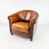 Vintage Sheep Leather Club Chair, 1970s