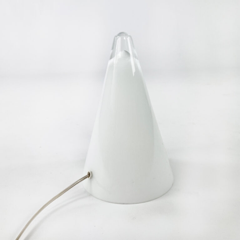 Ilu design Opaline Glass Teepee lamp, 1980s