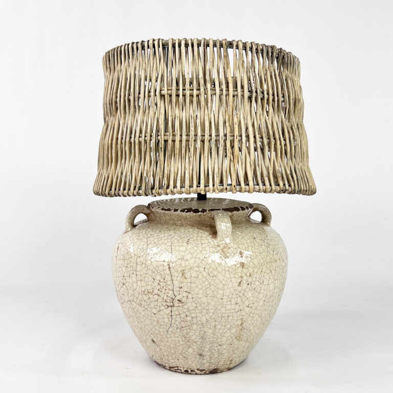 XXL Ceramic Vase Lamp, 1970s