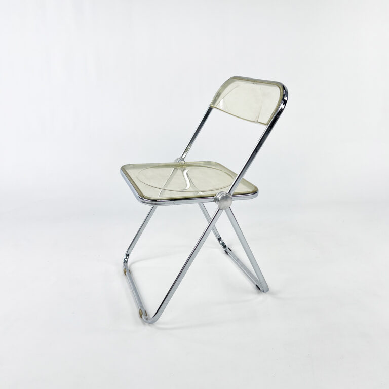 Vintage Plia Folding Chair by Giancarlo Piretti for Castelli, 1970s