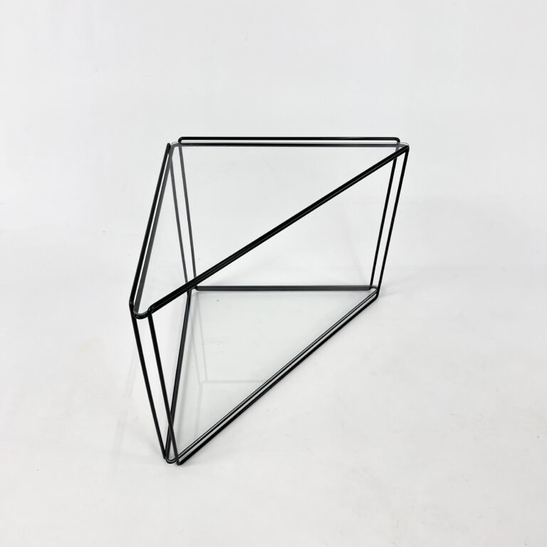 Postmodern Triangular Side Table 'Isocele' by Max Sauze for Atrow, 1960s