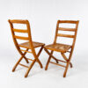 Set of 2 French Folding Chairs by Grange, 1960s