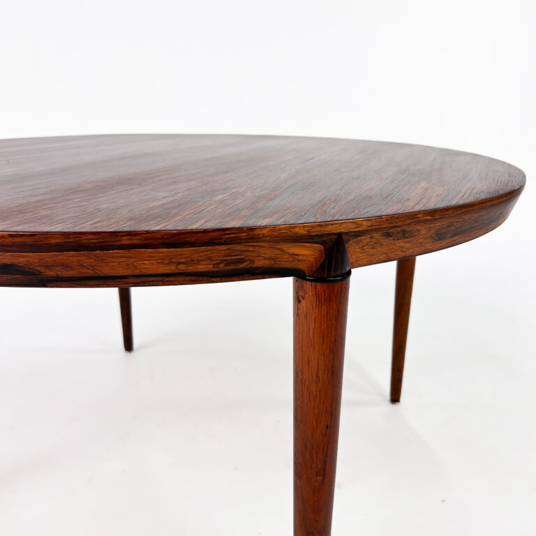 Model 61 Rosewood Coffee Table by Erik Riisager Hansen for Haslev Møbelfabrik, 1960s