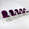 Set of 5 Postmodern Dining Chairs by Arco Frame, 1980s