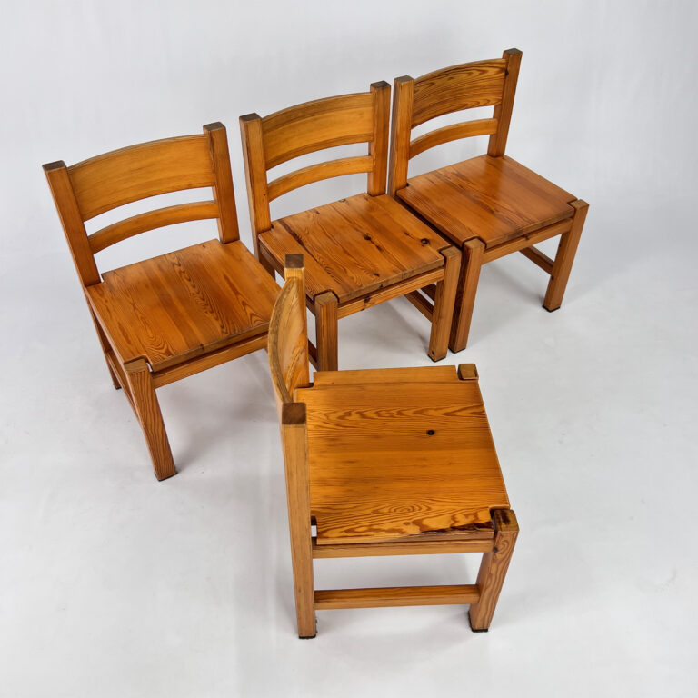 Set of 4 Hongisto Dining Chairs by Ilmari Tapiovaara for Lauren Puu, 1960s