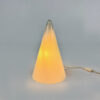 Vintage Glass Teepee Lamp by Sce, France 1980