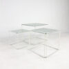 Set of 3 Rare Nesting Tables by Max Sauze, 1960s