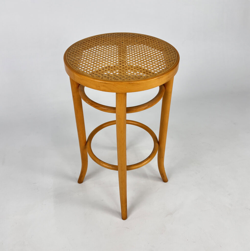 Cane and Bentwood Austria Barstool, 1940s