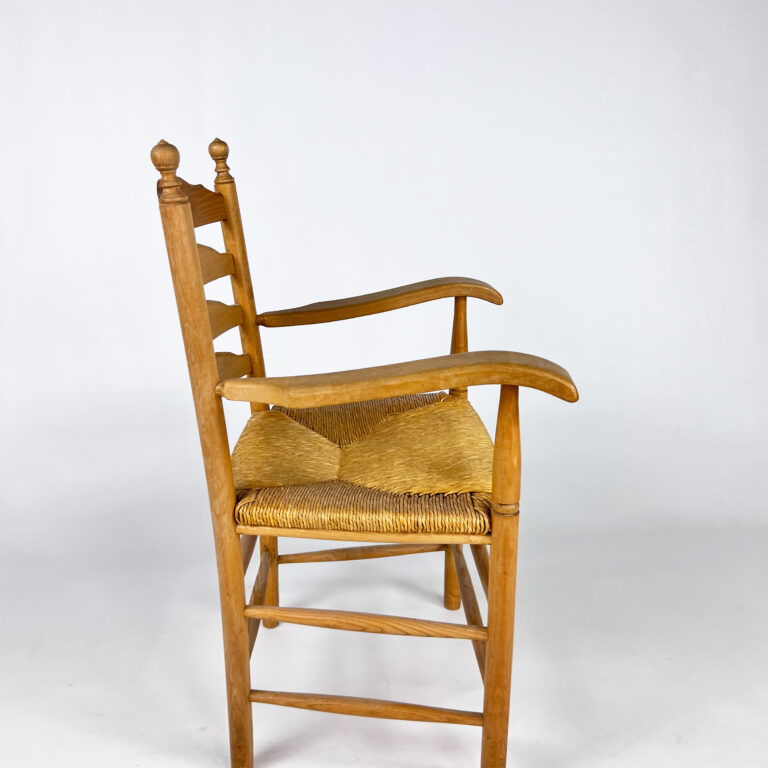 Mid Century Dutch Oak Kitchen Chair, 1960s