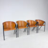Set of 4 Giorgia Chairs by Arrben Italy, 1960s