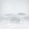 Set of 2 Vintage Marble Side Tables, 1970s