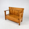 Pine Wooden Hall Bench, 1970s