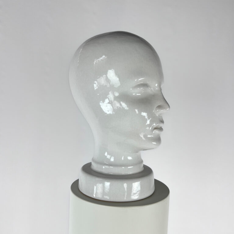 Mid Century Ceramic Head by Scheurich West Germany, 1960s