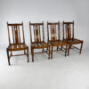 Set of 4 Oak Dining Chairs by Ercol, 1980s
