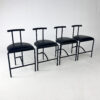 Set of 4 Rodney Kinsman TokyoDining Chairs for Bieffeplast, 1980s