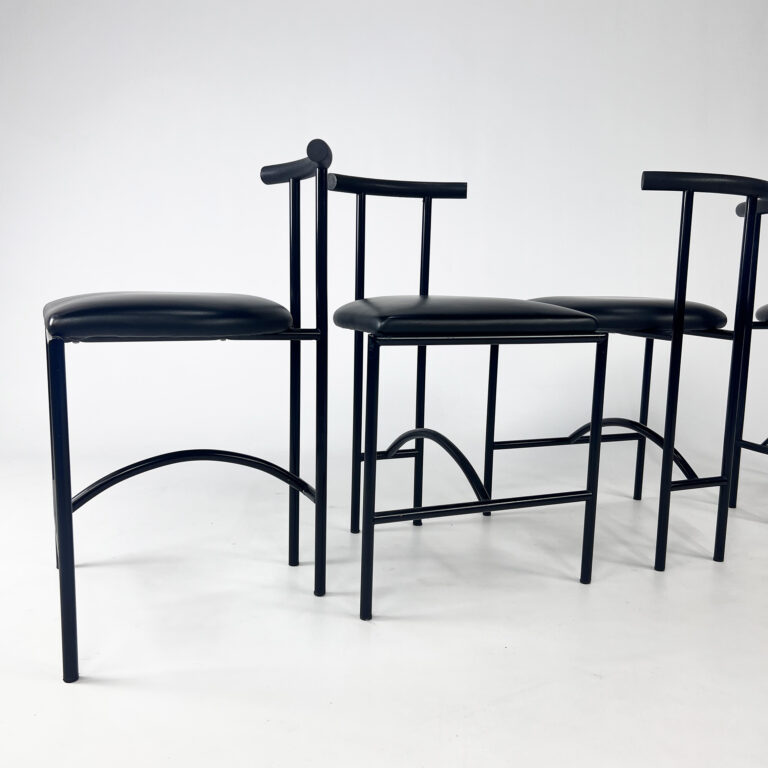 Set of 4 Rodney Kinsman TokyoDining Chairs for Bieffeplast, 1980s