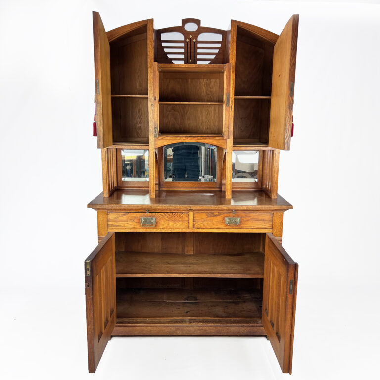 Art Nouveau Oak Cabinet, 1930s