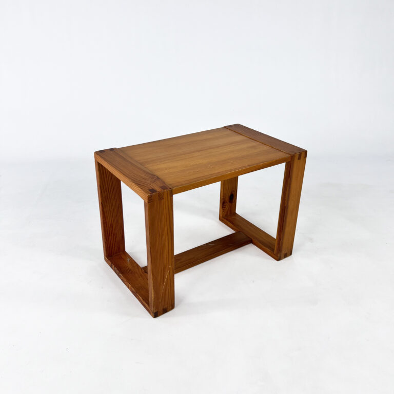 Pinewood Side Table, 1970s