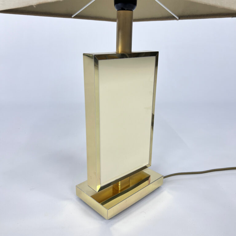 Hollywood Regency Brass Table Lamp, 1970s