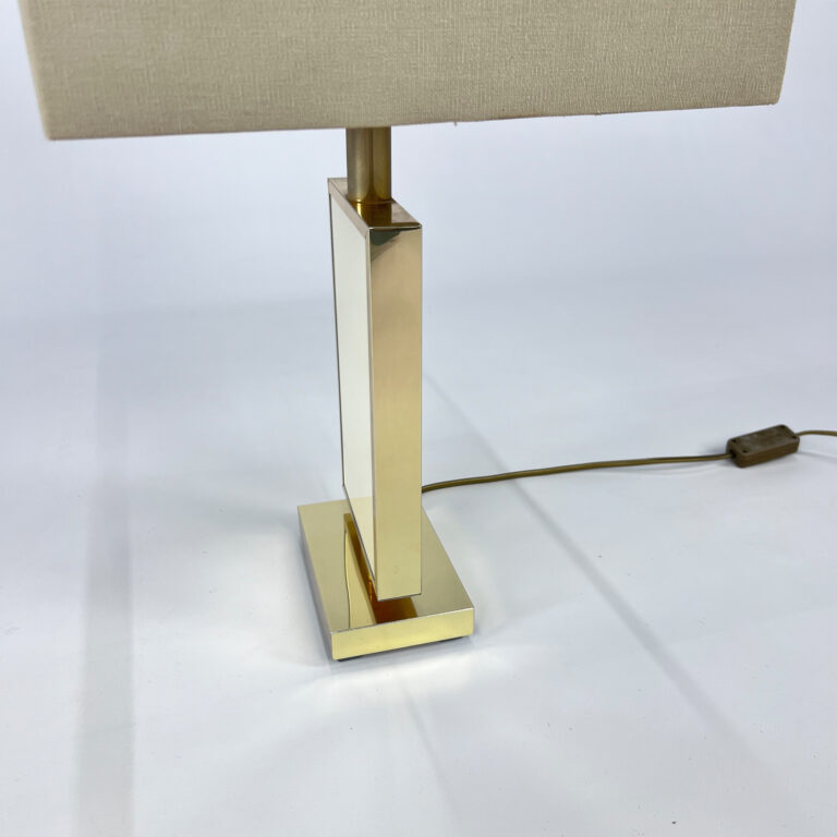 Hollywood Regency Brass Table Lamp, 1970s