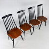 Set of 4 Fanett Dining Chairs by Ilamari Tapiovaara, 1960s