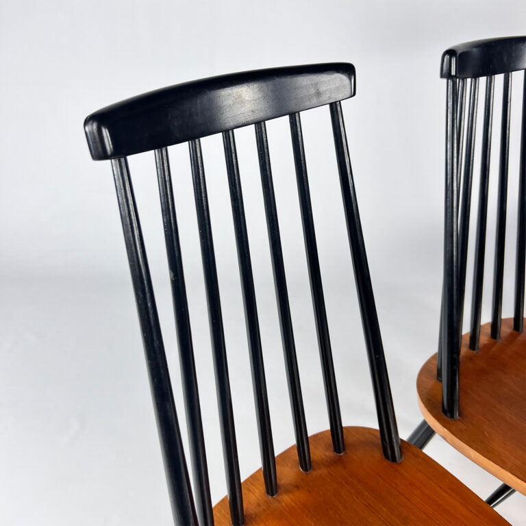 Set of 4 Fanett Dining Chairs by Ilamari Tapiovaara, 1960s