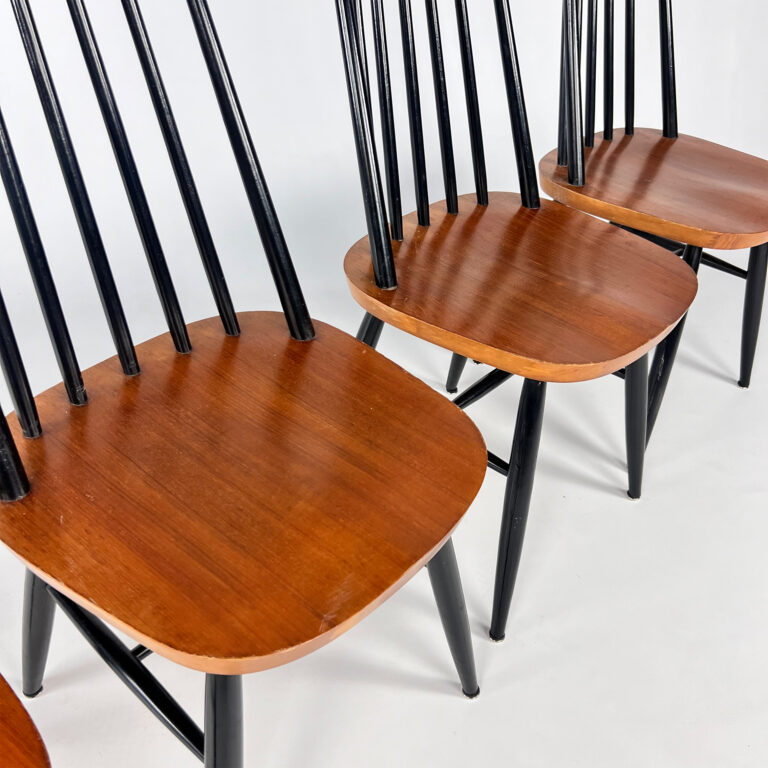 Set of 4 Fanett Dining Chairs by Ilamari Tapiovaara, 1960s