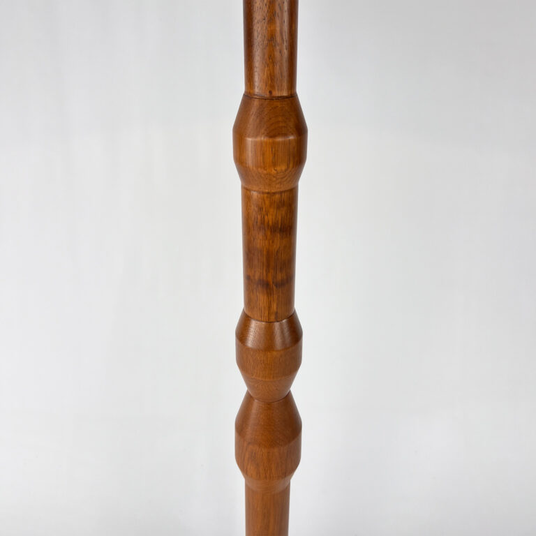 French Modernist Oak Floorlamp, 1960s