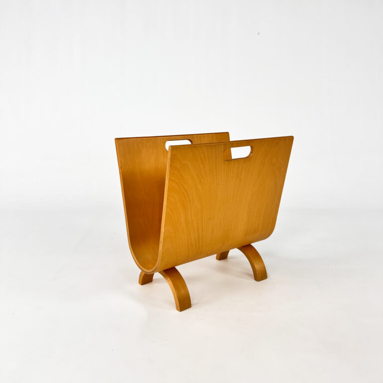 Bent Birchwood Magazine Rack, 1980s