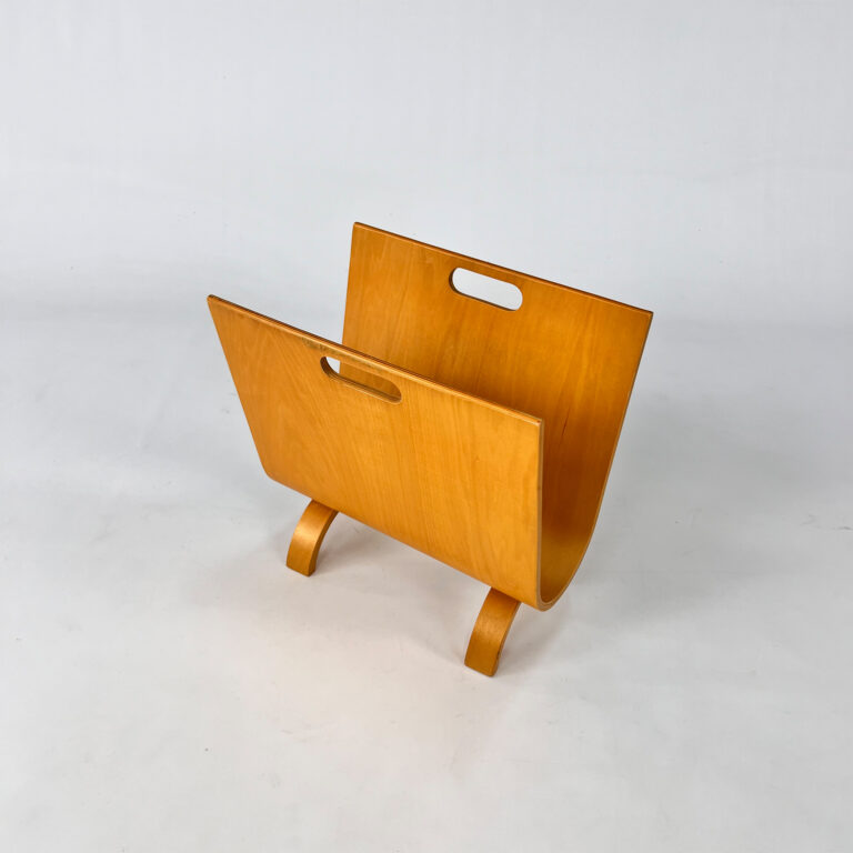 Bent Birchwood Magazine Rack, 1980s