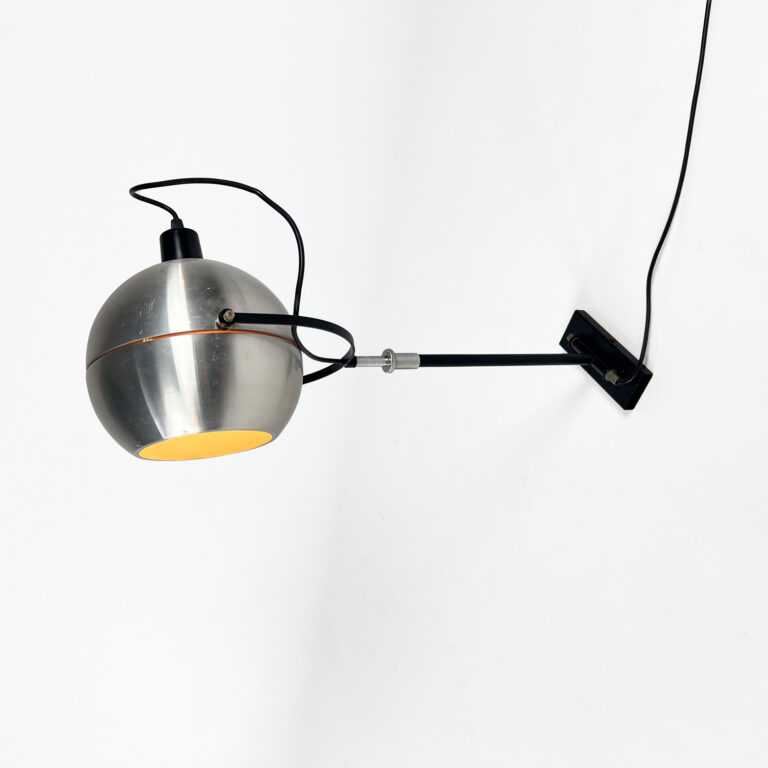 Mid Century Dijkstra Satellite Wall Lamp, 1960s