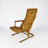 Mid Century Dutch Design Wicker Lounge Chair by Gebroeders Jonkers, 1960s