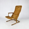 Mid Century Dutch Design Wicker Lounge Chair by Gebroeders Jonkers, 1960s