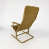 Mid Century Dutch Design Wicker Lounge Chair by Gebroeders Jonkers, 1960s