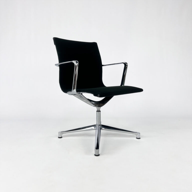Italian Design ICF UNA 708LC Aluminium Desk Chairs, 2000s