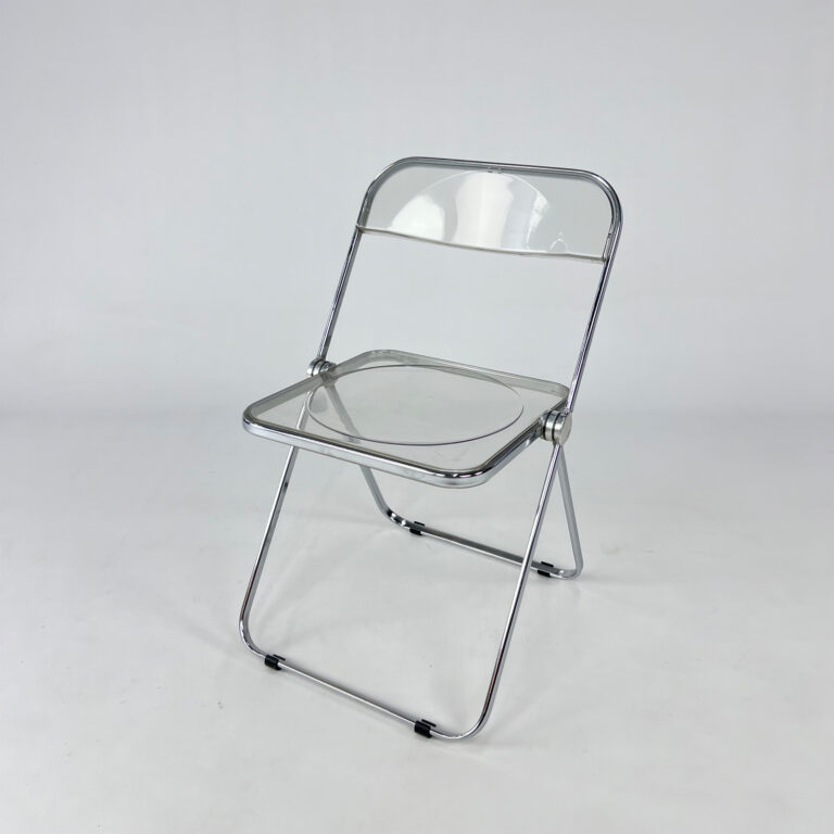 Vintage Plia Folding Chair by Giancarlo Piretti for Castelli, 1970s