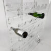 Postmodern Lucite Winerack, 1980s