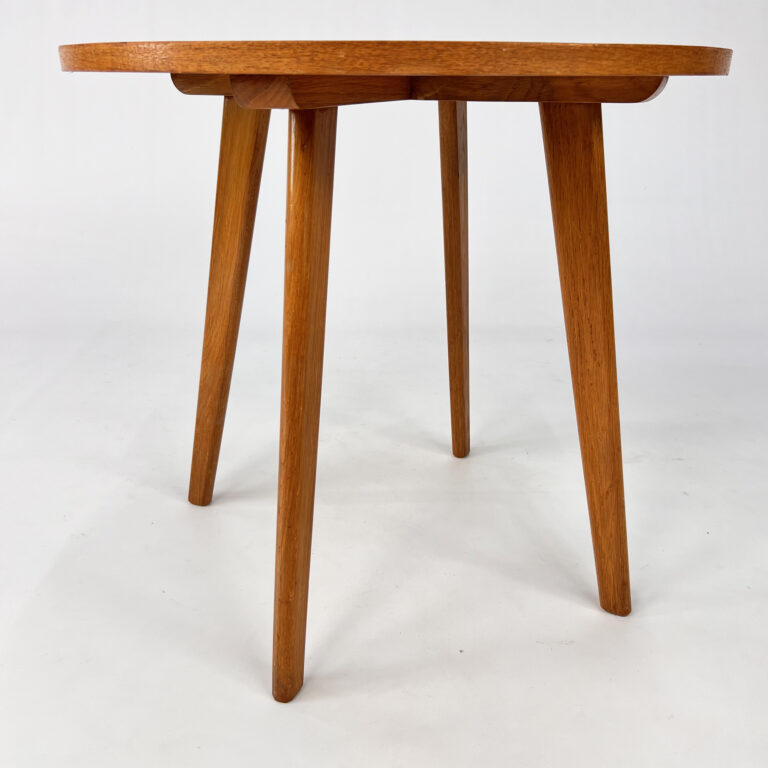 Modernist Dutch Oak Sidetable, 1950s