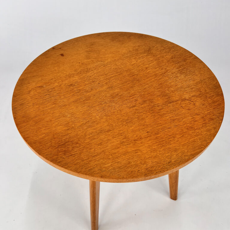 Modernist Dutch Oak Sidetable, 1950s