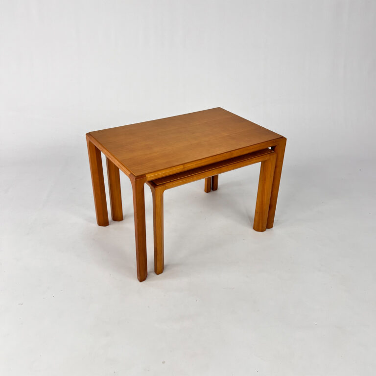 Anthroposophic Sidetables made of Cherry Wood, 1970s