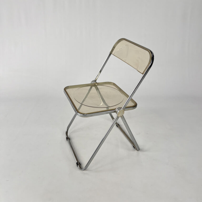 Vintage Plia Folding Chair by Giancarlo Piretti for Castelli, 1970s