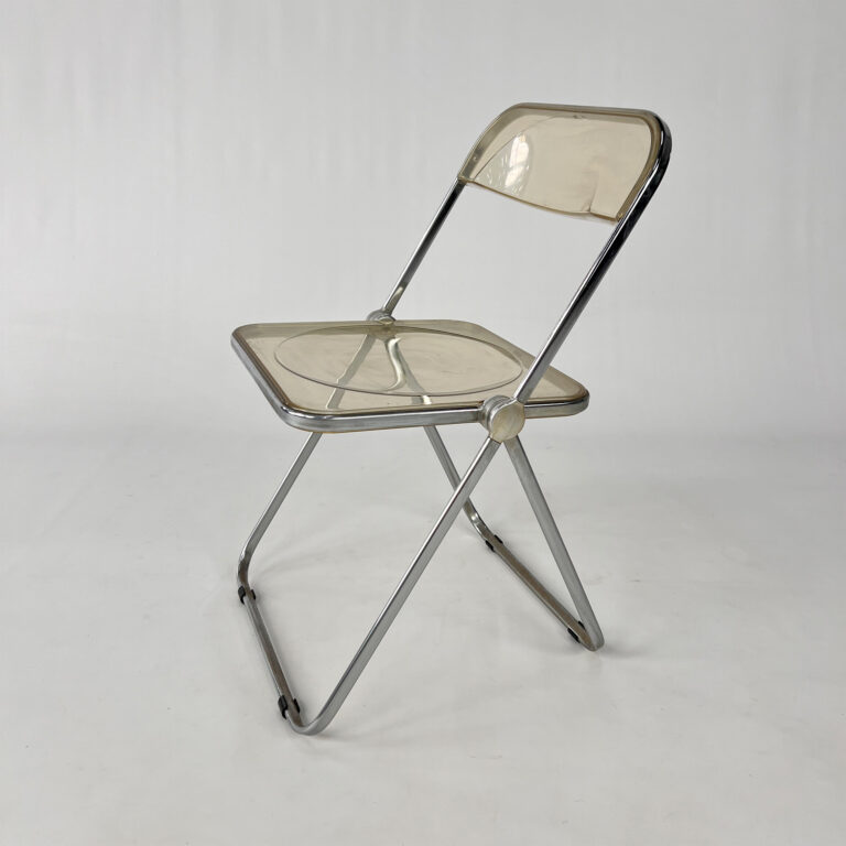 Vintage Plia Folding Chair by Giancarlo Piretti for Castelli, 1970s