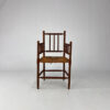 Dutch Antique Oak and Rush Chair, 1930s