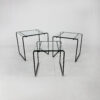 Set of 3 Postmodern Nesting Tables, 1980s